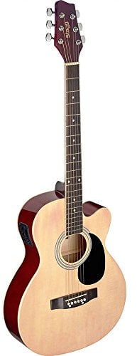 Stagg Akkustikgitarre Auditorium Elektroakustik natur