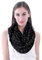 Lina & Lily Damen Loop Schal mit Punkte-Muster (Schwarz)