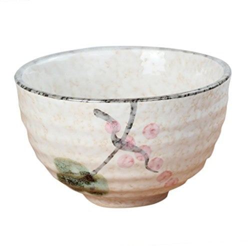 Cucharas de Té Tazón de té Teaware Ceremonia Matcha Flores de Cerezo Cerámica Accesorio - 3, 11.3x4.8x6.9cm