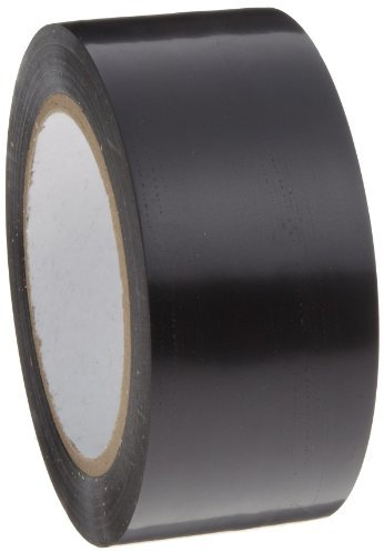 Brady 58222 36 yd Length x 2 Width, Vinyl, Black Aisle Marking Tape by Brady