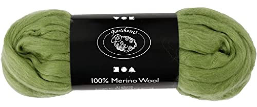 Merinowolle, 21 Micron, kaktus, 100 g