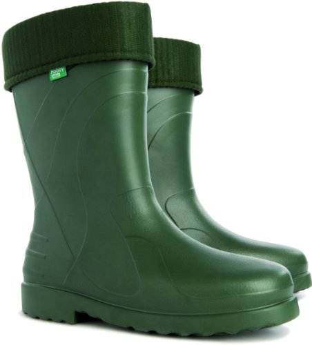 demar. - Gummistiefel/Regenstiefel/Gartenschuhe - Luna (Dunkelgrün, 38/39)