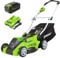 Greenworks 25322 G-MAX 16-Inch Mower, G-MAX 40V 4 AH Li-Ion Battery and Charger Inc.