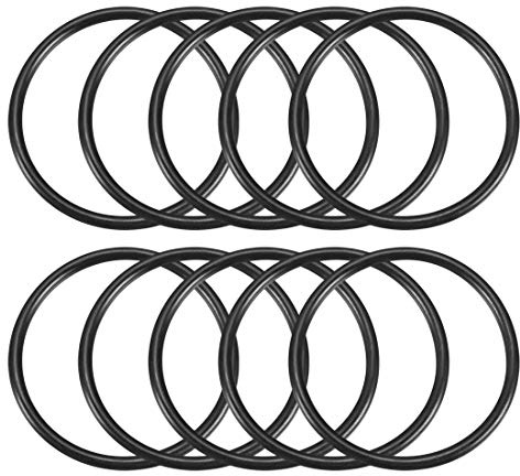 sourcing map O Ringe Dichtungsringe 47x41x3mm NBR 10 Stück | Wasserhahn Spülventile Waschbecken Duschablauf Hydraulik Rohrschlauch Rund Gummi Dichtung O Ring Seals Unterlegscheibe