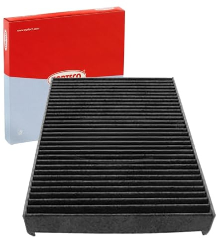 Corteco 80004403 Filter, Innenraumluft | 80004403 Kompatibel mit Citigo (NF1),E-Citigo (NE1),Load Up! (121, 122, BL1, BL2),Mii (KF1, KE1),UP! (121, 122, BL1, BL2, BL3