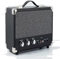 GPO Westwood Speaker Bluetooth Retro, Diffusore Portatile da 25 Watt con Subwoofer, Ingresso RCA, Griglia Retro, Maniglia di Trasporto, Nero