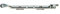 Casement Stay 280mm - Finish - Satin Nickel (SN)