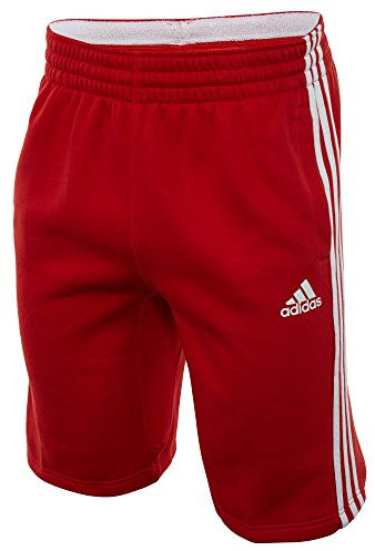 Adidas Pantaloncini da Basket da Uomo Slim a 3 Strisce
