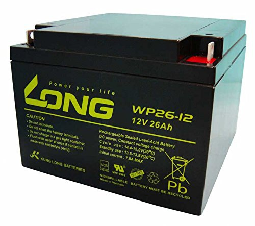 Bleiakku Batterie Kung Long WP26-12 12V 26Ah VDS AGM Blei Accu wartungsfrei