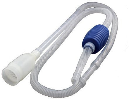 Limpiafondos acuario accesorio sifon limpieza pecera tubo saca agua bomba manual 170cm BPS-6594