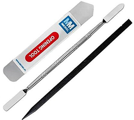 Mmobiel Kit d'outils de réparation Professionnel 3 pièces avec Outil d'ouverture spudger – Outil de Levier de qualité supérieure en métal et en Nylon Non conducteur