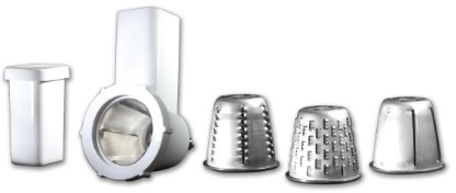 Russell Hobbs 19812-56 Gemüseschneider für Creations Küchenmaschine vierteilig, Edelstahl