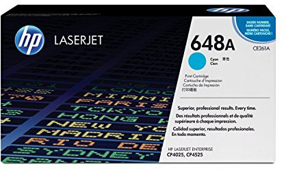 HP CE261A - TONER CARTRIDGE 648A CYAN - COLOR LASERJET CE261A
