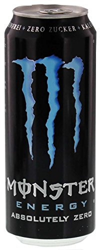 Monster Energy Drink 'Absolutely Zero' 12 x 0,5 l Boîte (sans sucre)