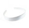 Serre-tête Alice recouvert de satin blanc de 2 cm de large