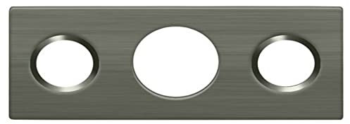 Deltana SP7FBR 1-1/2 x 5/8 Strike Plate for 7 Flush Bolt, Antique Nickel