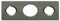 Deltana SP7FBR 1-1/2 x 5/8 Strike Plate for 7 Flush Bolt, Antique Nickel