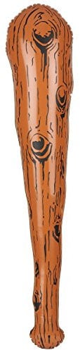 Widmann 2389M - Aufblasbare Keule, 90 cm, Waffe, Höhlenmensch, Steinzeit, Mottoparty, Karneval