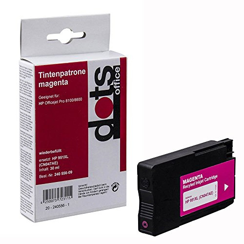 dots 1723,4006-DOTS Dots Tinte ersetzt HP 951xl M