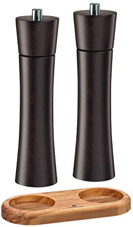 Zassenhaus Set Salzmühle & Pfeffermühle Frankfurt wenge & Untersetzer (24 cm)