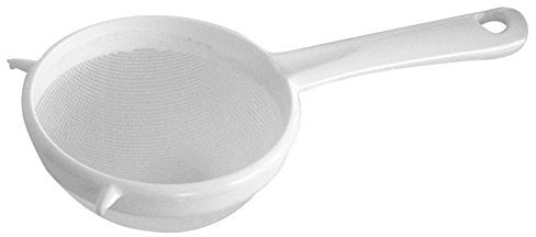 Fackelmann 49241 Sieb, Kunststoff, weiß, 81,8 x 41,2 x 22,7 cm