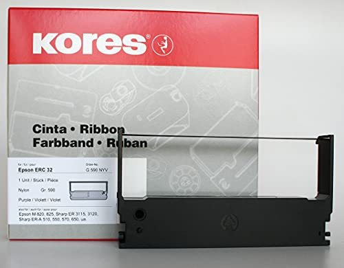 Kores G590NYV Farbband Nylon violett für Modell Epson ERC 32 ua.
