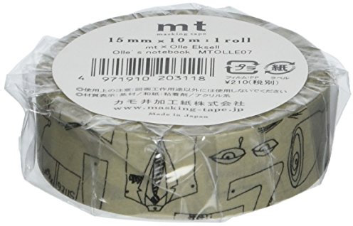 KAMOI mt Masking Tape [Olle Eksell # 39s Notebook] (Japan Import)