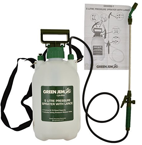Green Jem 5 Litre Pressure Sprayer with Wand