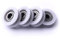Atoplee U Groove Nylon Polea Ruedas, 4pcs Rodamiento de rodillos redondos 608ZZ para puerta corredera/barra angular/cajones, 8x30x10mm