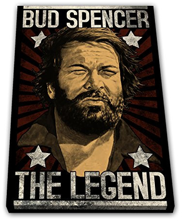 Bud Spencer - LEGEND - Leinwand (80x120cm)