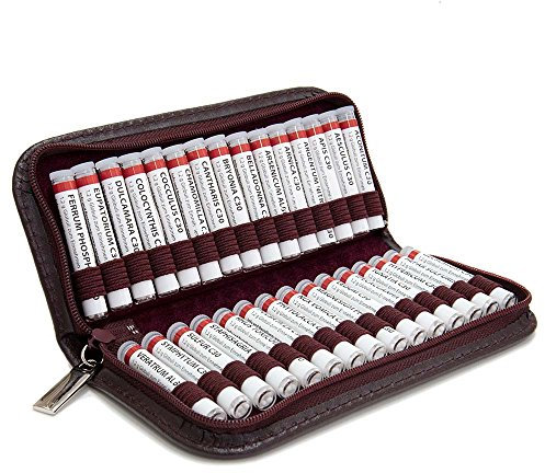 Sanavit Homöopathische Hausapotheke C30 | 30 Mittel – Bordeaux