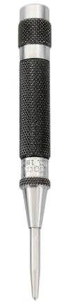 Starrett 18AA Automatic Centre Punch With Adjustable Stroke, 4 Length, 7/16 Diameter