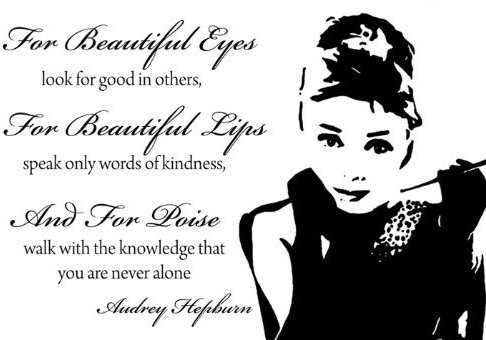 Panther Print - Audrey Hepburn Filmzitat, Wandkunst, Leinwanddruck, 61 x 45,7 cm