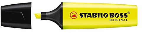 STABILO BOSS ORIGINAL Textmarker 4 Stück – gelb
