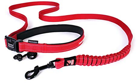 EzyDog Road Runner Dog Lead, 82-Inch, Red
