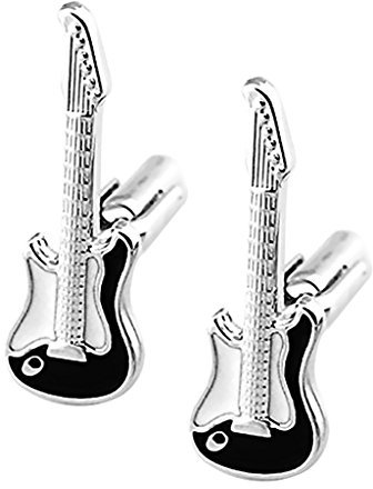Harilla Manschettenknöpfe für E Gitarren Rock Music Theme Manschettenknöpfe Gitarren Musikalisches Design