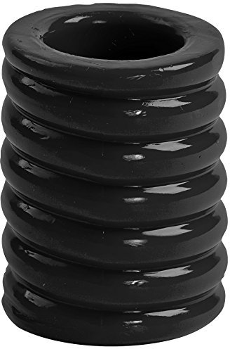 Doc Johnson Titanmen Cock Gage Stretch to fit Cock Ring, Schwarz