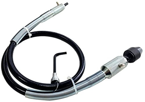 Dapetz ® 36 1200mm Flexible Flexi Drive Drill Shaft with 0.5-6.5mm Keyless Chuck for Use with Mounted Stones, Grinding Wheels Workshop, Garage or DIY