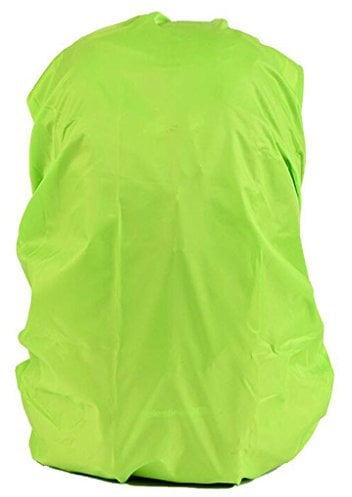 MagiDeal Regenschutz für Rucksäcke Wasserdichter Überzug Ranzen Regenschutz Rucksackcover Regenüberzug für Wandern, Camping, Reisen, Radfahren, Sicherheitsüberzug Reflektorüberzug 30l-40l, Grün