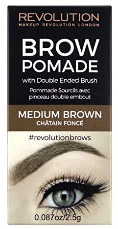 MAKEUP REVOLUTION Brow Pomade Medium Brown, 3 g