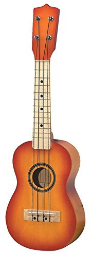 GEWA Sopran Ukulele Model 1 Gelb Rot Sunburst