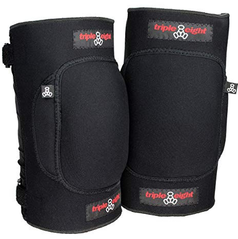 (Medium) - Triple 8 Undercover Snow Knee Pads, Black