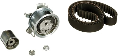 GATES Zahnriemensatz K055569XS Zähnezahl 120 30mm 1143mm Kompatibel mit VW Golf IV Schrägheck 1J1 Golf V Schrägheck 1K1 POLO 9N TOURAN 1T1, 1T2 Passat Variant 3C5 GOLF PLUS 5M1, 521