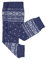 Hoppediz Babystulpen aus Kashmir / Merinowolle, Baby Leg Warmers, Einheitsgröße, Norwegian Blue