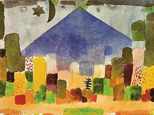 1art1 Paul Klee Poster Der Niesen, Ägyptische Nacht, 1915 Kunstdruck Bild 80x60 cm