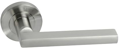 Oryx 3035005 Türgriff-Set, mit Blende, Nickel, seidenmatt