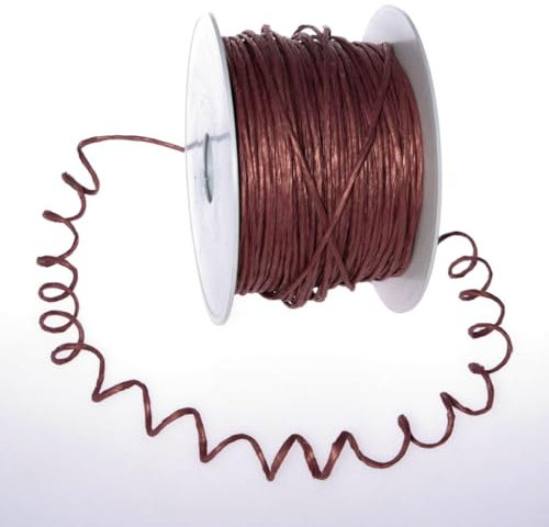 Papierdraht Bronze - 2mm 100m - 601-09