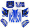 HMParts Pit Bike/Dirt Bike Top Aufkleber Set >99< - Blau