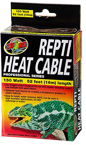 Cable calefactor Zoo Med para reptiles, 150 W