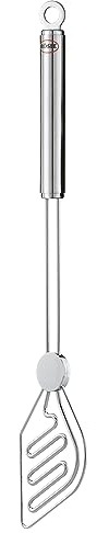 RÖSLE Kochlöffel PRO 31,5 cm, Edelstahl 18/10, stabil, vielseitig verwendbar, spülmaschinengeeignet, silbern